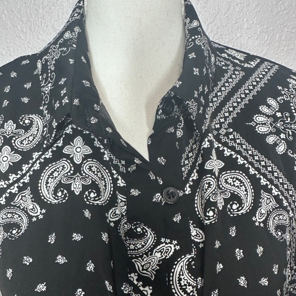 Miss Guided-- Black Bandana Dress‎ size 10 - Picture 7 of 8